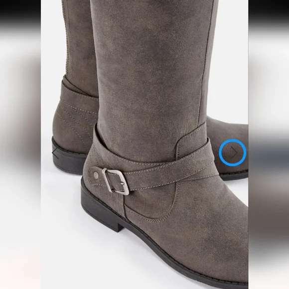 Brown Justfab Over The Knee Boots Size 7.5 - Picture 5 of 6